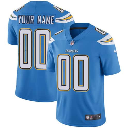 Los Angeles Chargers Customized Blue Team Color Vapor Untouchable Limited Stitched NFL Jersey