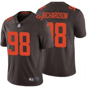 Cleveland Browns #98 Sheldon Richardson New Brown Vapor Untouchable Limited Stitched Jersey