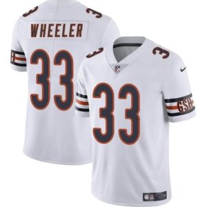 Chicago Bears #33 Ian Wheeler White Vapor Stitched Jersey