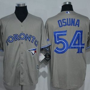 Blue Jays #54 Roberto Osuna Grey New Cool Base Stitched Jersey