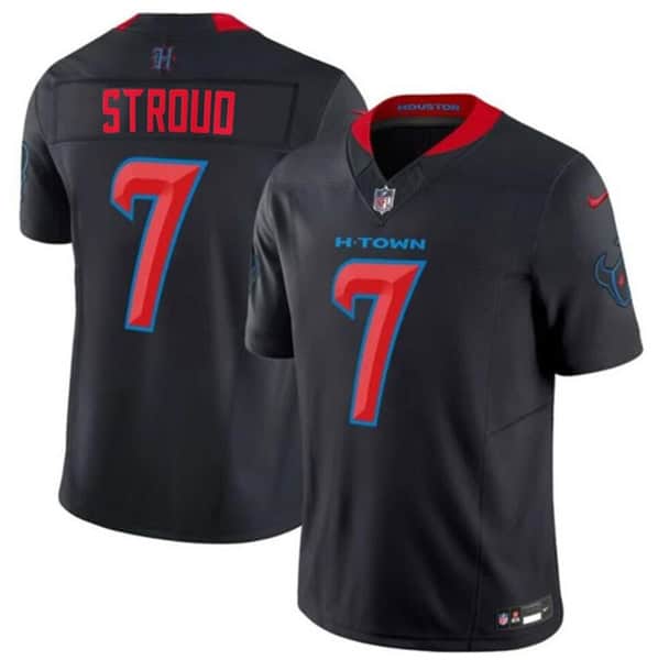 Houston Texans #7 C.J. Stroud Navy 2024 2nd Alternate F.U.S.E Vapor Stitched Jersey