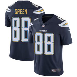 Los Angeles Chargers #88 Virgil Green Navy Blue Vapor Untouchable Limited Stitched Jersey