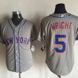 Mets #5 David Wright New Grey Cool Base Stitched Jersey