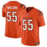 Cincinnati Bengals #55 Logan Wilson Orange 2025 F.U.S.E. Vapor Untouchable Limited Stitched Jersey