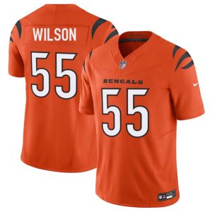 Cincinnati Bengals #55 Logan Wilson Orange 2025 F.U.S.E. Vapor Untouchable Limited Stitched Jersey