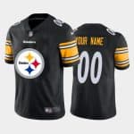 Pittsburgh Steelers Customized Custom Black 2020 Team Big Logo Limited Stitched Jersey