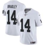 Las Vegas Raiders #14 Carter Bradley White 2024 Vapor Stitched Jersey