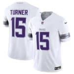 Minnesota Vikings #15 Dallas Turner White F.U.S.E. Winter Warrior Limited Stitched Jersey
