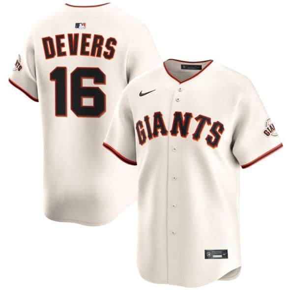San Francisco Giants #16 Rafael Devers Cream 2024 Home Limited Stitched Jersey