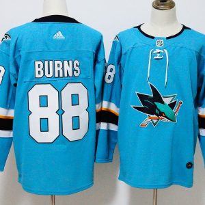 San Jose Sharks #88 Brent Burns Teal Stitched Adidas Jersey