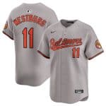 Baltimore Orioles #11 Jordan Westburg Gray 2025 Limited Cool Base Stitched Jersey