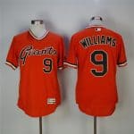 San Francisco Giants #9 Matt Williams Orange 1978 Turn Back The Clock Flexbase Stitched Jersey