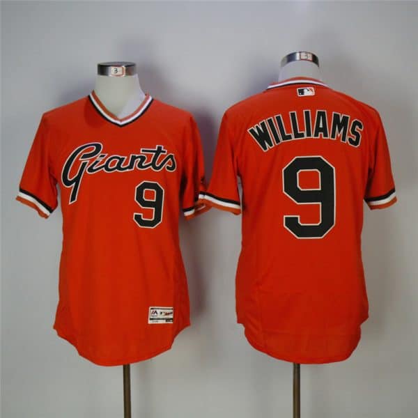 San Francisco Giants #9 Matt Williams Orange 1978 Turn Back The Clock Flexbase Stitched Jersey
