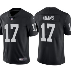 Las Vegas Raiders #17 Davante Adams Black Vapor Limited Stitched Jersey