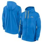 Los Angeles Chargers Blue 2024 Team Full-Zip Hoodie