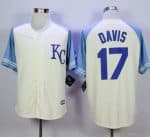 Royals #17 Wade Davis Cream Exclusive Vintage Stitched Jersey
