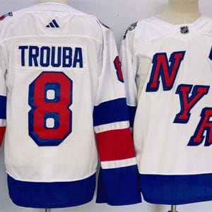 New York Rangers #8 Jacob Trouba White 2023-2024 Stadium Series Stitched Jersey