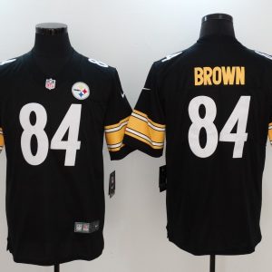 Pittsburgh Steelers #84 Antonio Brown Nike Black Vapor Untouchable Limited Stitched Jersey