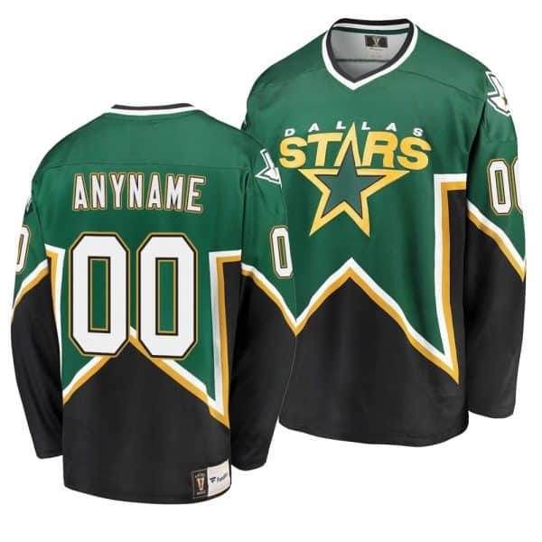 Dallas Stars Custom Name Number Size Green Heritage Premier NHL Stitched Jersey