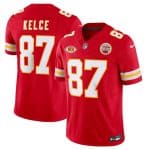 Kansas City Chiefs #87 Travis Kelce Red 2023 F.U.S.E. With "NKH" Patch Vapor Untouchable Limited Stitched Jersey
