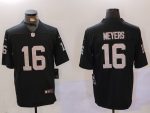 Las Vegas Raiders #16 Jakobi Meyers Black Vapor Untouchable Limited Stitched Jersey