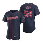 Minnesota Twins #54 Sonny Gray Navy Flex Base Stitched Jersey