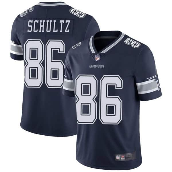 Dallas Cowboys #86 Dalton Schultz Navy Vapor Untouchable Limited Stitched Jersey