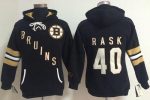 Boston Bruins #40 Tuukka Rask Black Old Time Heidi NHL Hoodie