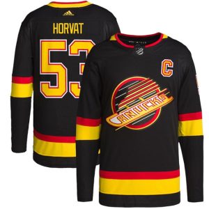 Vancouver Canucks #53 Bo Horvat Black Stitched Jersey