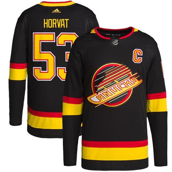 Vancouver Canucks #53 Bo Horvat Black Stitched Jersey