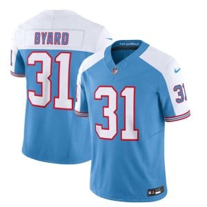Tennessee Titans #31 Kevin Byard Blue White 2023 F.U.S.E. Vapor Limited Throwback Stitched Jersey