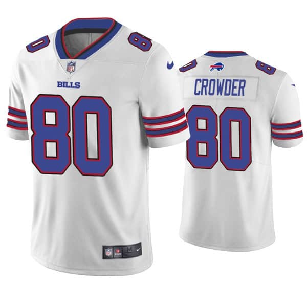 Buffalo Bills #80 Jamison Crowder White Vapor Untouchable Limited Stitched Jersey