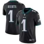 Eagles #1 Jalen Hurts Black Vapor Untouchable Limited Stitched Jersey