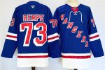 New York Rangers #73 Matt Rempe Royal 2024-25 Home Stitched Jersey