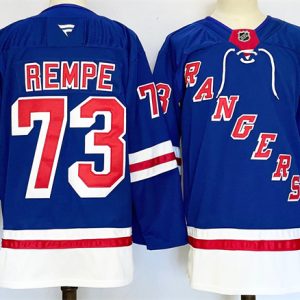 New York Rangers #73 Matt Rempe Royal 2024-25 Home Stitched Jersey