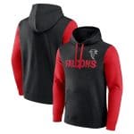 Atlanta Falcons Black Red Fleece Pullover Hoodie