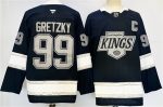 Los Angeles Kings #99 Wayne Gretzky Black 2024-25 Home Stitched Jersey