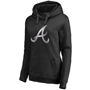 Atlanta Braves Platinum Collection Pullover Hoodie Black