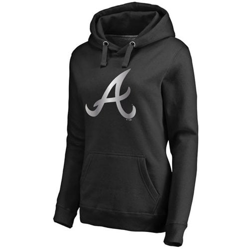 Atlanta Braves Platinum Collection Pullover Hoodie Black