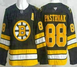 Boston Bruins #88 David Pastrnak Black 2025 Authentic Jersey