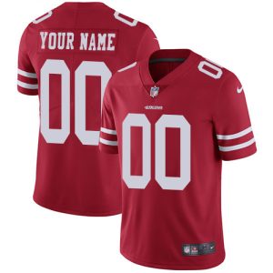San Francisco 49ers ACTIVE PLAYER Custom Red Vapor Untouchable Limited Stitched Jersey