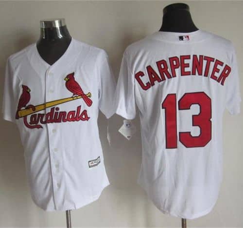 Cardinals #13 Matt Carpenter White New Cool Base Stitched Jersey