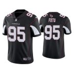 Arizona Cardinals #95 Leki Fotu Black Vapor Untouchable Limited Stitched Jersey