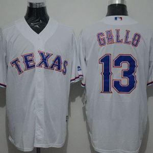 Rangers #13 Joey Gallo White New Cool Base Stitched Jersey