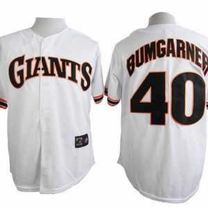 Giants #40 Madison Bumgarner White 1989 Turn Back The Clock Stitched Jersey