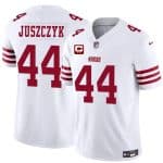 San Francisco 49ers #44 Kyle Juszczyk White 2025 F.U.S.E. With 2-Star C Patch Vapor Untouchable Limited Stitched Jersey
