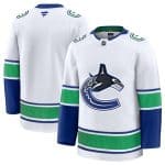 Vancouver Canucks Blank White 2024-25 Away Stitched Jersey