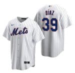 New York Mets #39 Edwin D¨ªaz White Cool Base Stitched Baseball Jersey