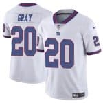 New York Giants #20 Eric Gray White Color Rush Limited Stitched Jersey