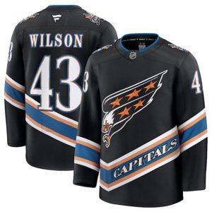 Washington Capitals #43 Tom Wilson Black 2024-25 Alternate Stitched Jersey